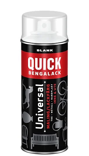 QUICK Bengalack spray klar blank 400ml