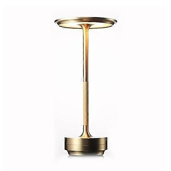 Sladdlös bordslampa Dimbar Metall Uppladdningsbar Guld Guld Guld (FMY)