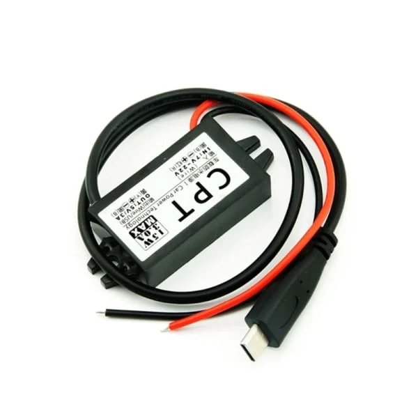 12V till 5V DC-DC Spänningsomvandlare Strömförsörjningsadapter Spänningsregulator Enkel att använda TYPE C