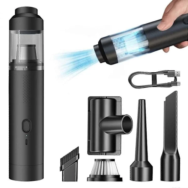 Slim V8 Mate Sladdlös Bil Dammsugare Hög Effekt 12000Pa/30AW, Handhållen Dammsugare Sladdlös Portabel Dammsugare för Bil (FMY)
