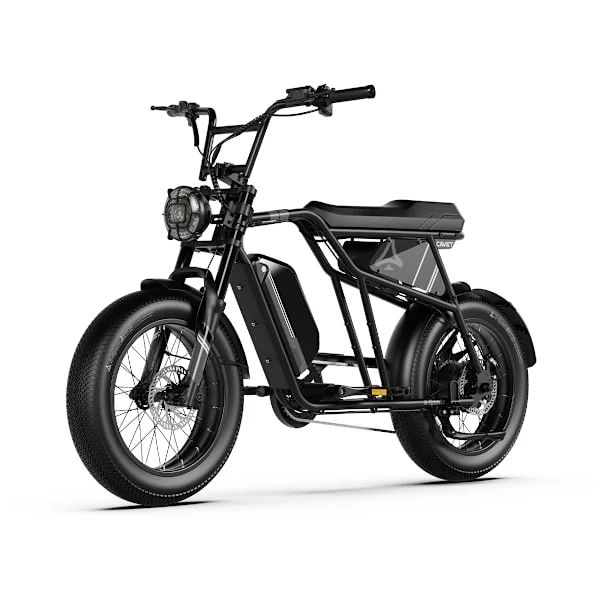Elcykel Fatbike QREATE Cavet Air, 250W Motor, 48V 15.6Ah Batteri, räckvidd upp till 100 km, app-kontroll