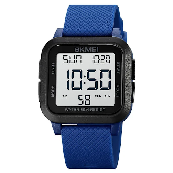 SKMEI 1894 sportklockor Nedräkning dubbel tid watch väckarklocka Kronografbord Digitala klockor