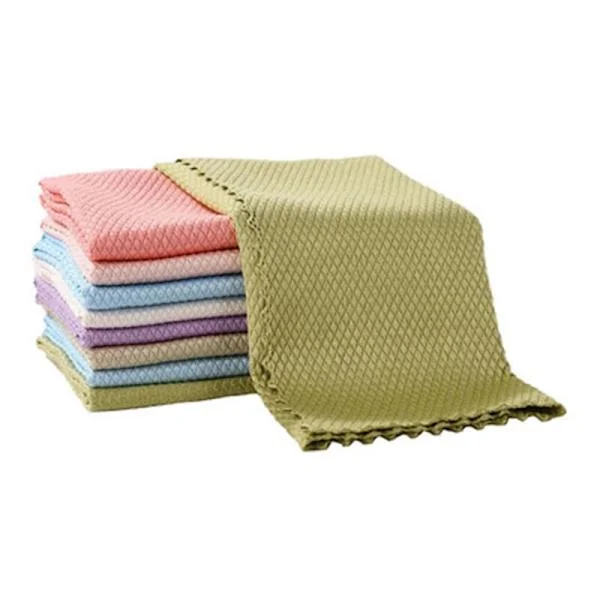 Mikrofiber glassrengjøringskluter lofrie kluter for polering av oppvaskglass vinduer bilspeil - pakke med 20