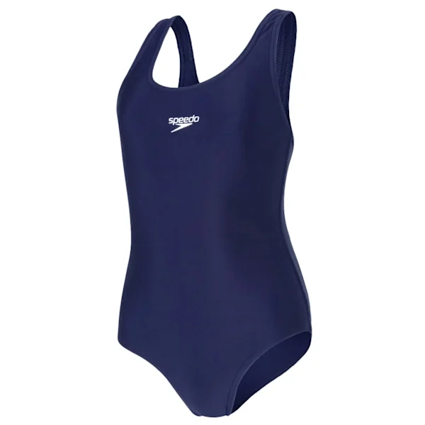 Speedo Girls Medalist One Piece Swimsuit 11-12 år Marinblå