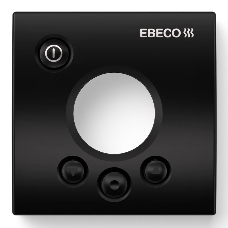 Ebeco EB-Therm 205 Dekkplate Svart, for Elko Plus/RS, Varme