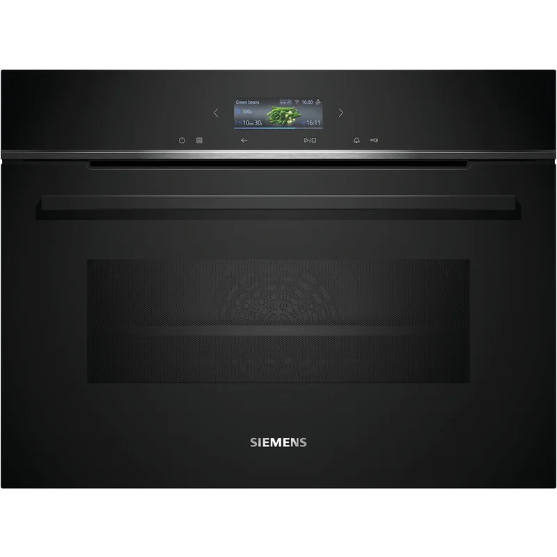 Siemens CM724G1B1 iQ700 kompaktugn/mikro, svart | Vitvaror > Ugnar > Kombiugn | Bagaren och Kocken