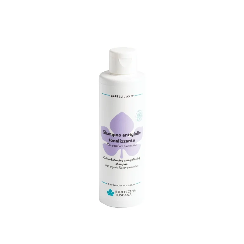 Biofficina Toscana Linea Antigiallo Tonalizzante Shampoo Antigiallo Tonalizzante 200ml - Shampoo Protezione Colore