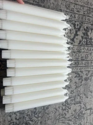 Vita stearinljus, 25 pack