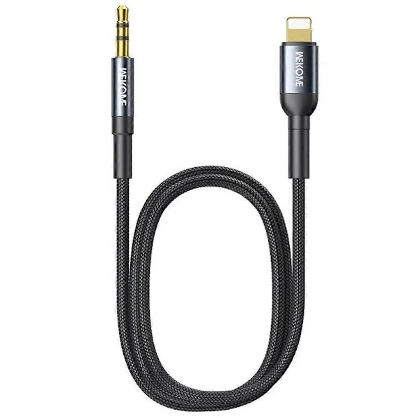WDC-197 Geeker Lightning to 3.5mm AUX Audio Adapter Cable/Converter with DAC Chip, 1.2m Length