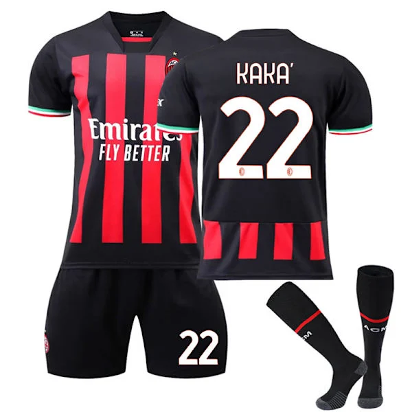AC Milan Hemma Barn Fotbollströja Nr 22 KAKA