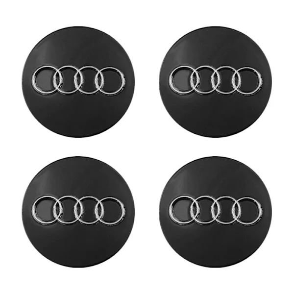 Centrumkåpor AUDI 60mm 4-pack svart black_nzywt svart svart black-FX-