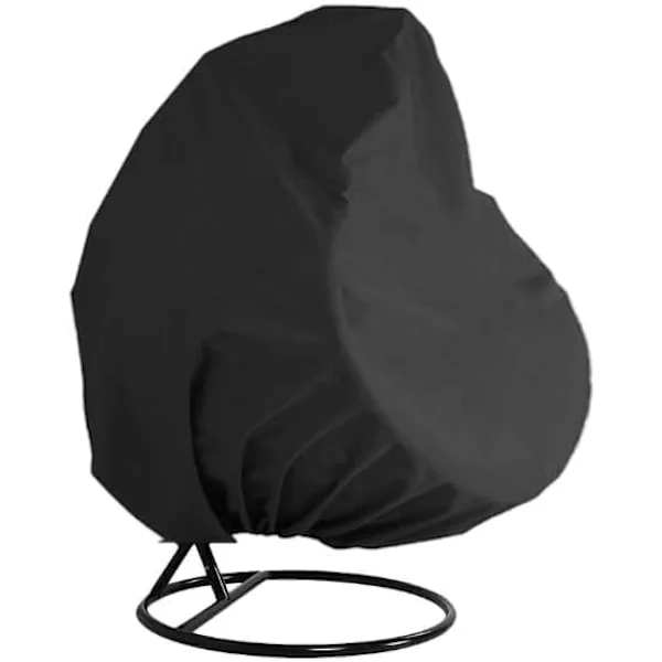 Hengekøya Deksel, Vanntett Hengekøya Deksel, Patio Hage Hengekøya Deksel, 2 Personer, Svart, 230 x 200 cm