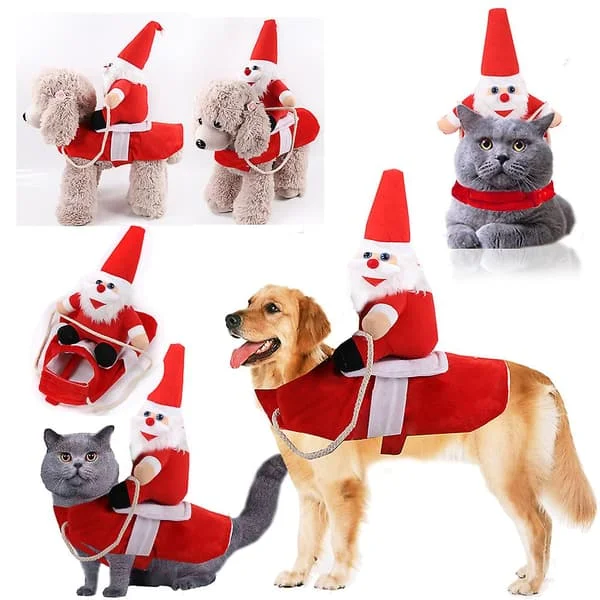 【BQ】Julehunde tøj Fest Kæledyr Små Hunde Katte Tøj