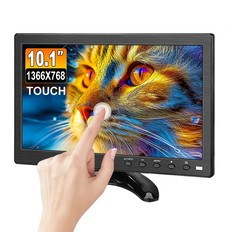 AliExpress - 10,1′′ Touch-PC-Monitor 1366X768 Gaming-Monitor für Kamera CCTV Raspberry Pi PS3 PS4 XBOX360 mit VGA HDMI BNC LCD-Display
