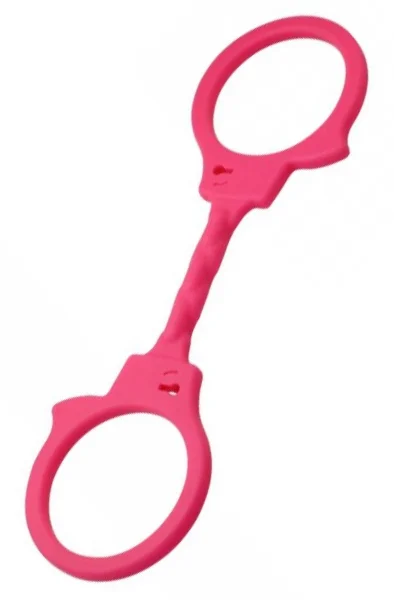 TOYZ4LOVERS Pink Silicone Handcuffs Silikon handbojor - Blushme.se