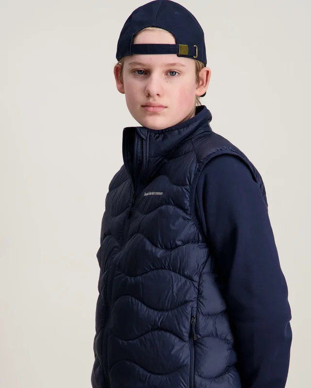 Peak Performance Jr Helium Down Vest Blå Vester Gutt - Kids Brand Store