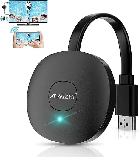 2025 Nyeste Modell 4K/5G Trådløs HDMI Display Dongle Adapter - Speilskjerm Display Adapter Strøm Video/Audio fra Telefon/Pad/Mac/Android