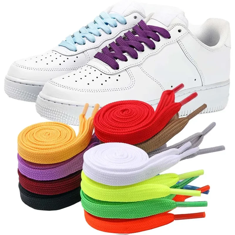 AliExpress - 1 paire de lacets plats de 10mm de large pour chaussures de Sport lacet pour baskets/runner lacets de chaussures colorés remplacement