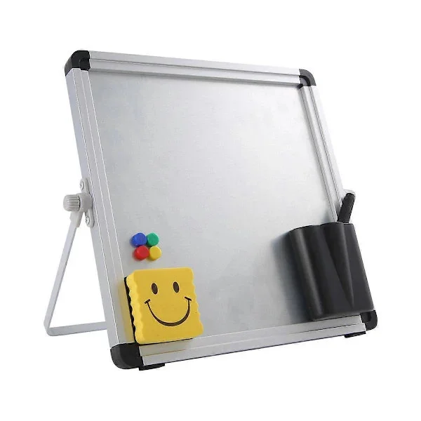 Lite Bord Whiteboard Bærbar Liten Magnetisk Dobbeltsidig Whiteboard Staffeli for Barn å Lage L