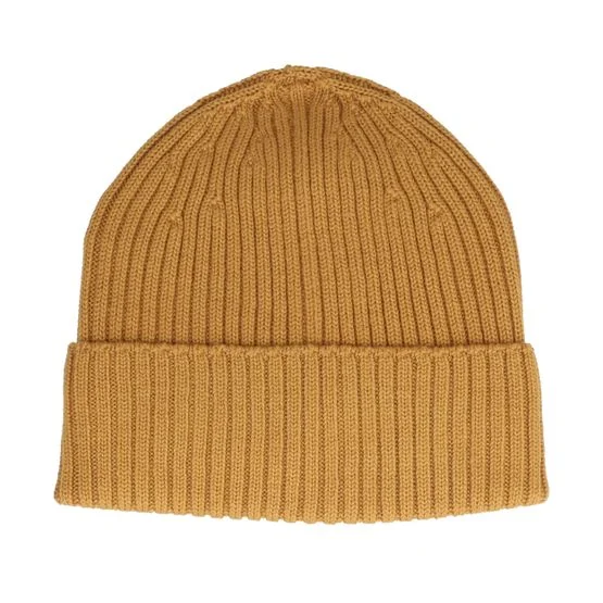 MJM Hats - Žlutá cuff Beanie - Beanie 100% Merino Wool Curry Cuff @ Hatstore