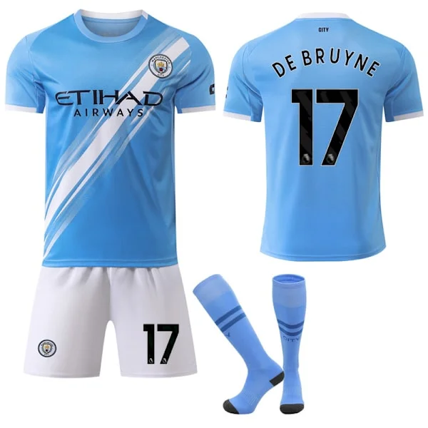 25269 Harland 17 Debrouane ny tröja Manchester City hemmafotbollsdräkt