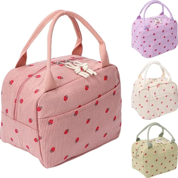 Lunch Bags for Adults, Reusable Insulated Cooler Bag for Women, Small Waterproof Cooler Bag for Work, Travel, Picnic, School