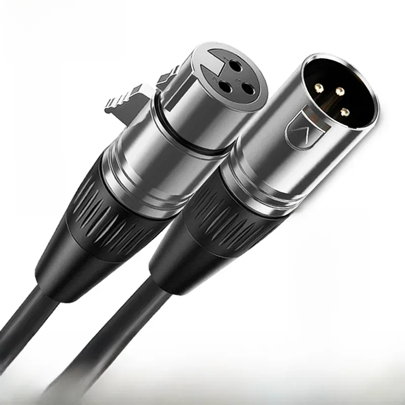 AliExpress - 3-poliges XLR-Kabel Stecker auf Buchse Mikrofon kabel für Misch verstärker symmetrisches analoges Audio kabel XLR-Verlängerung kabel