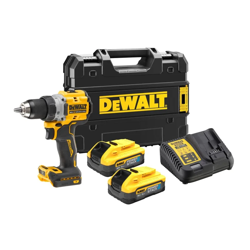 Dewalt DCD800H2T-QW Skrutrekker med batteri og lader, Maskiner
