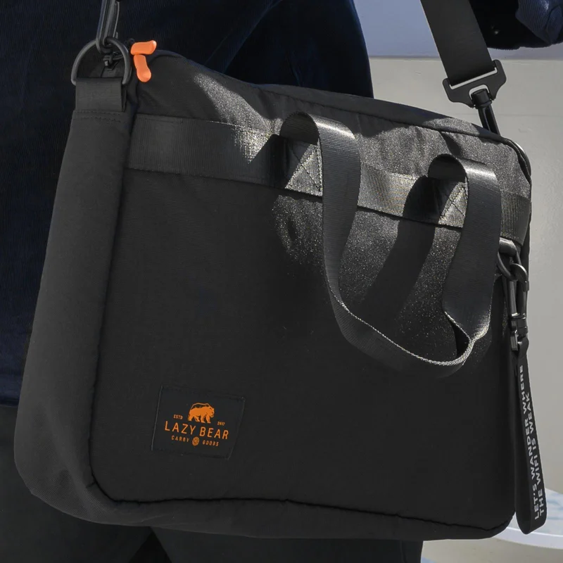 Lancy Black Laptop Bag for Men - Laptop bags