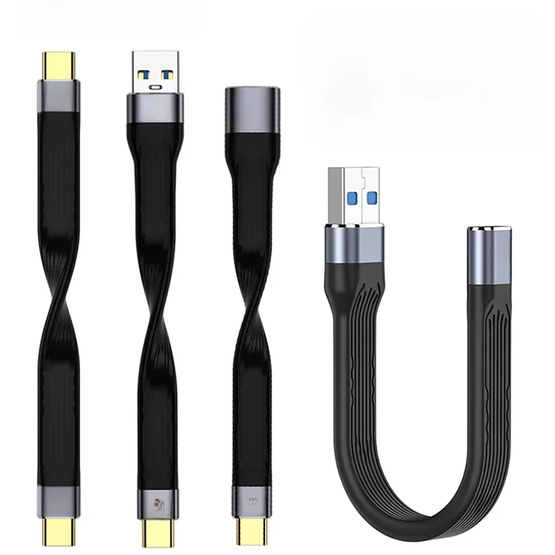 AliExpress - Usb 3,1 10gbps kurzes kabel 13cm pd w usb zu typ c kabel konverter otg usb adapter usb4 20gbps kabel 22cm für ssd power bank