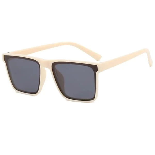 Nye firkantede solbriller for menn, svarte briller, PC-linser, nyanser, Oculos briller, solbriller for menn, Gafas