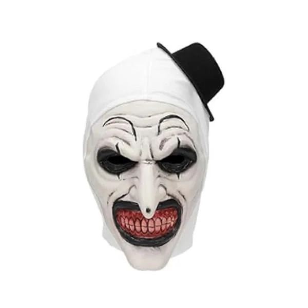 【YD】Halloween Terrifier Mask Killer Clown Mask Scary Joker Costume Halloween Horror Scary Mask for Adults