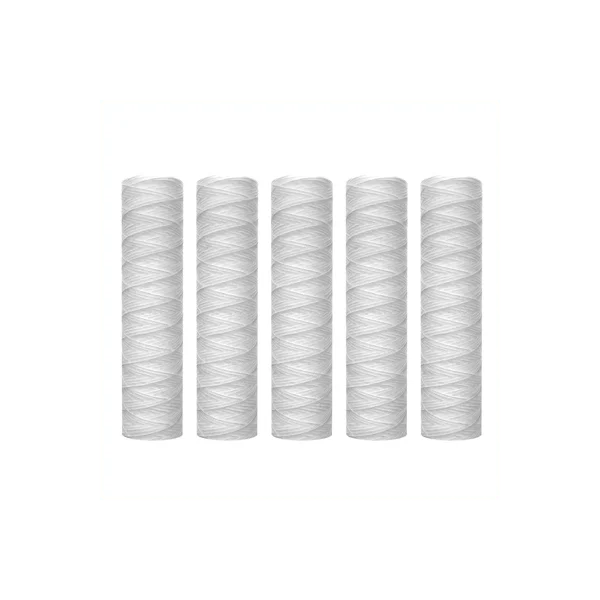 10 Mikron 33,3 cm Trådlindat Sediment Vattenfilter Patron Hela Huset Sedimentfiltrering, Universell