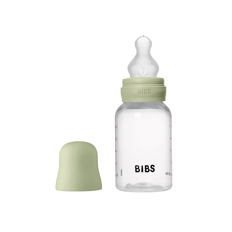 BIBS Sutteflaske Slow Flow Silikone Sage 150 ml, Børn & Forældre, Sutteflasker & Tilbehør, Sutteflasker