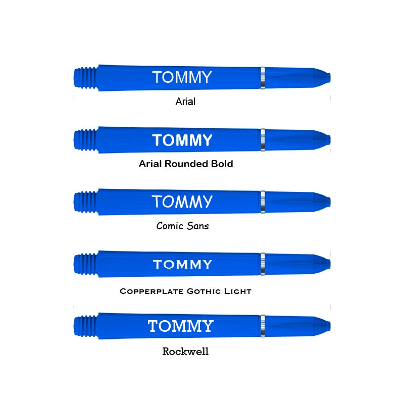 Personalised Shafts - Nylon Medium