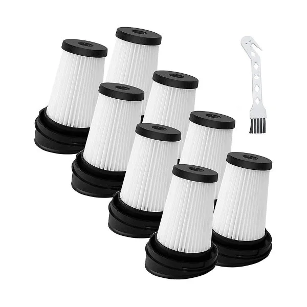 8 Handhållen dammsugarfilter, för Vch 9629 Vch 9630 Vch 9631, dammsugarfilter med rengöring