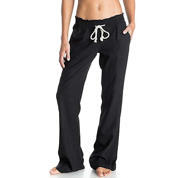 Women's Cotton Linen Pants Beach Pant