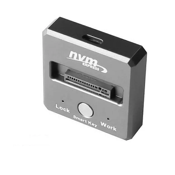 10 Gbps M2 SATA NVMe - USB 3.1 -telakointiasema SSD-sovitin SATA NVMe -kaksoisprotokolla 2230 2242 2280 22110 M2 SSD -kotelotelineelle