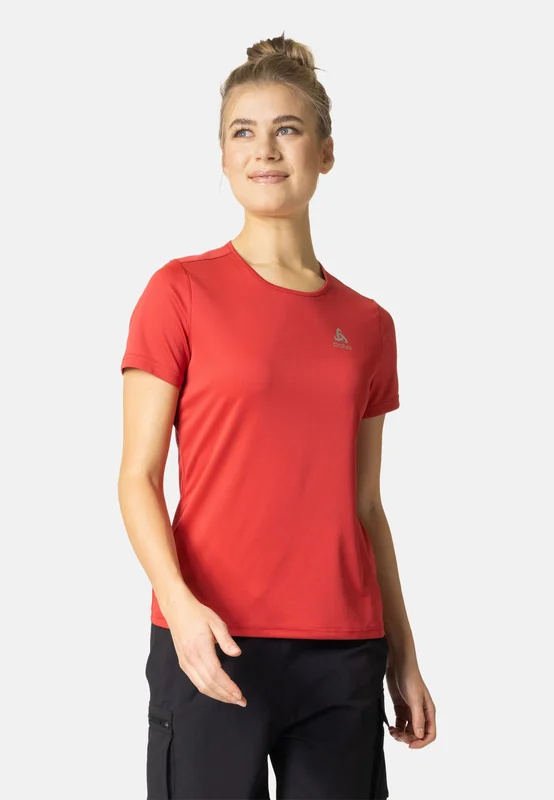 Odlo Cardada T-Skjorte for dame, M, rød