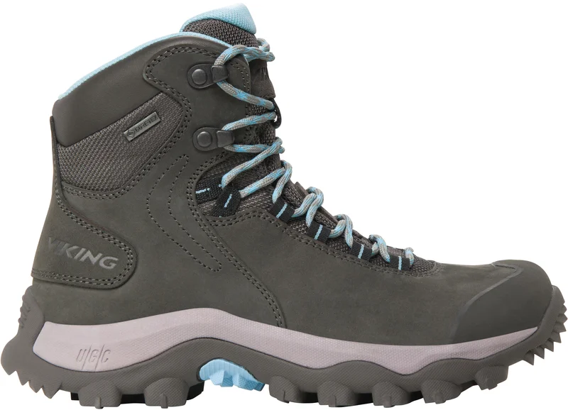 Viking Villrein Mid GTX naisten vaelluskenkä, harmaa