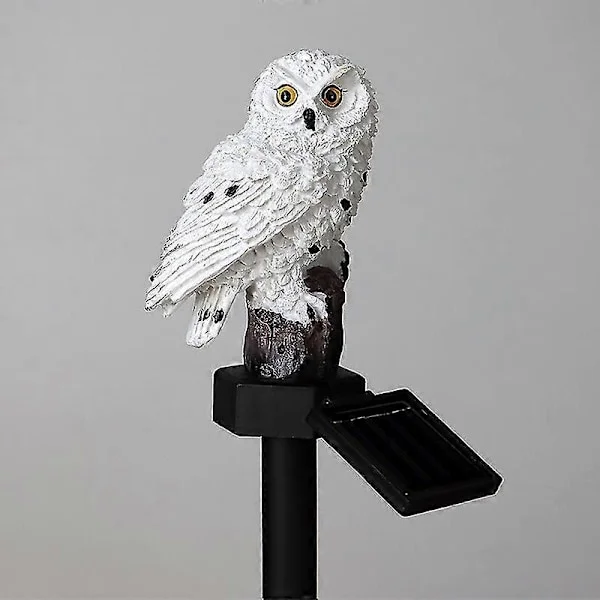 Uggla Form Lampa LED Solcell Trädgårdslampa Uggla Gräsmatta Lampa Vattentät Solcell LED-lampor Utomhusbelysning Nattlampa Dekorativ Hemträdgård (1st 