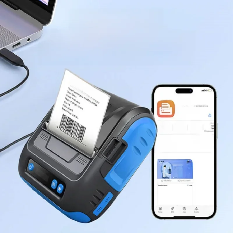 AliExpress - Milestone Portable 80mm Mobile Wireless Usb Bluetooth Thermal Label milestone Printer Tamanal Reciept Printer Receipt Impresora