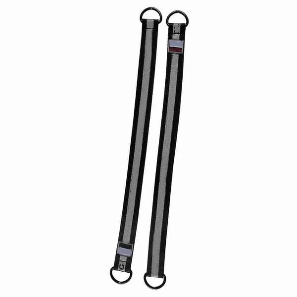 2-pack kraftiga polyesterträdgungremmar, säkerhetsupphängningssats för hängmattor och diskgungor, inomhus- och utomhusbruk, 45x2,6 cm