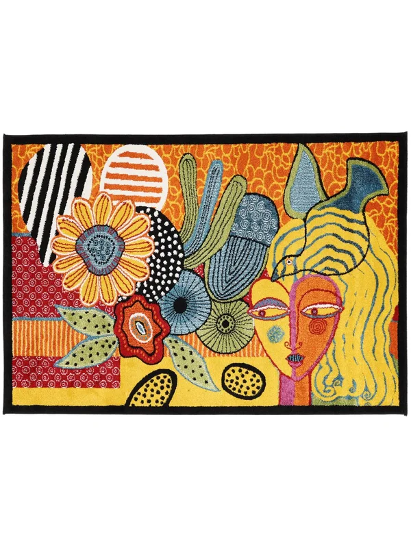Small Flower Power Rug - Multicolor 120X170