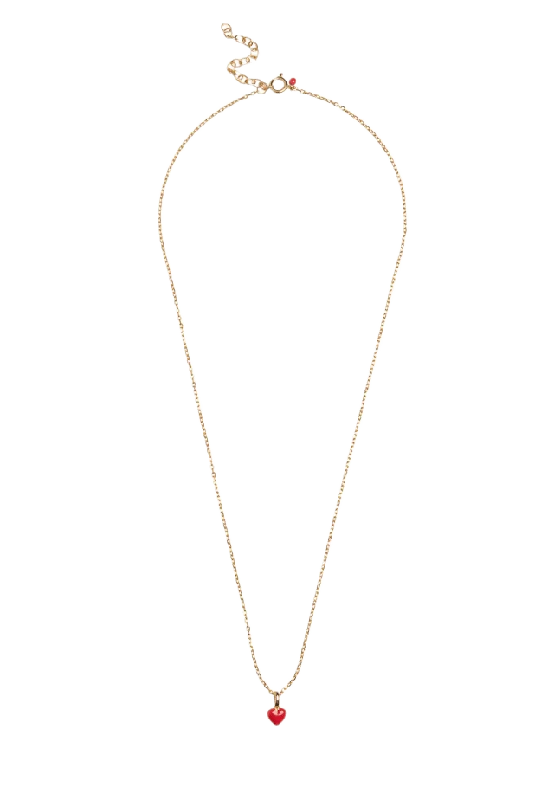 ENAMEL Copenhagen Halsband, Amore Halsband Dam Röd ONESIZE