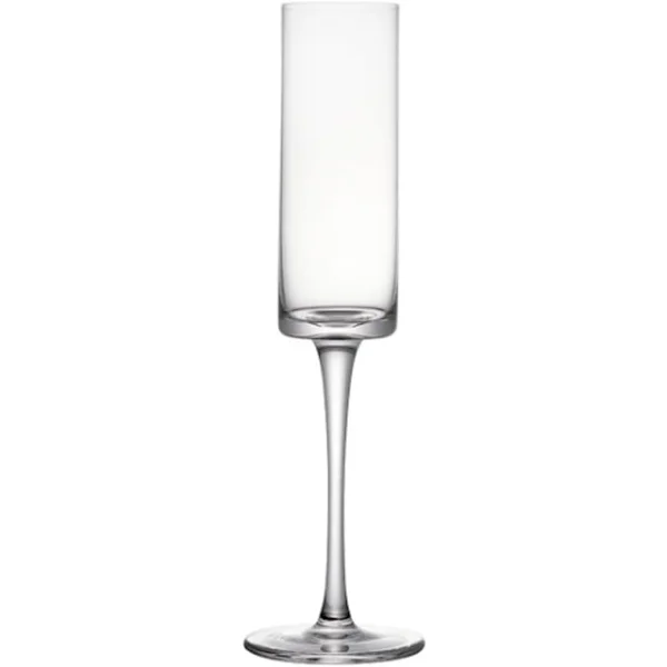 Kristallinen samppanjalasi, tilavuus 210 ml, hieno käsityötaito, sopii kotibaariin