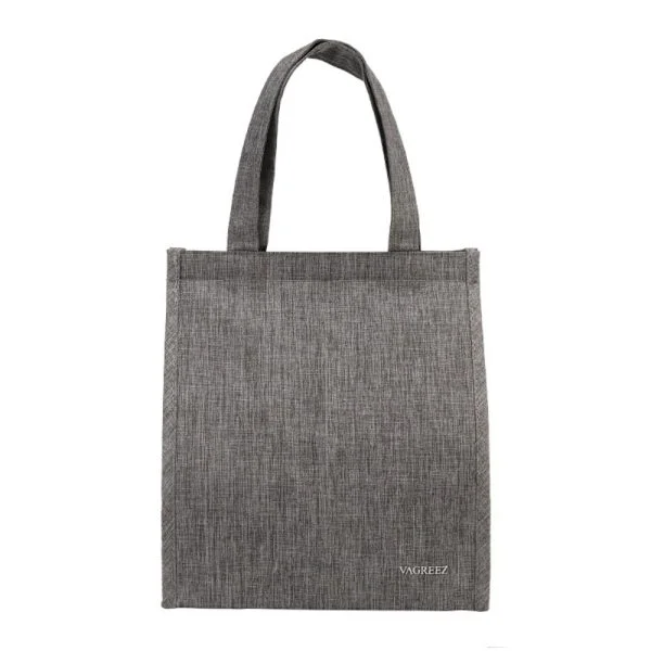 Thermal Lunch Bag Isolerad Cool Food Bag GRÅ