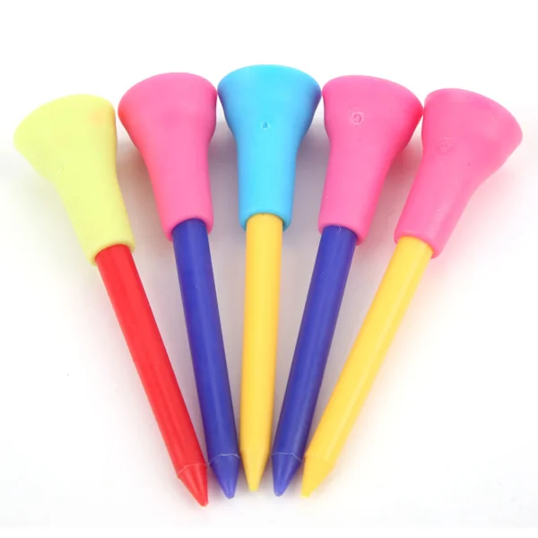 5 stk/pakke Golf Tees Plastik Boldholder Gummi Pude Udendørs Sport Træningstilbehør