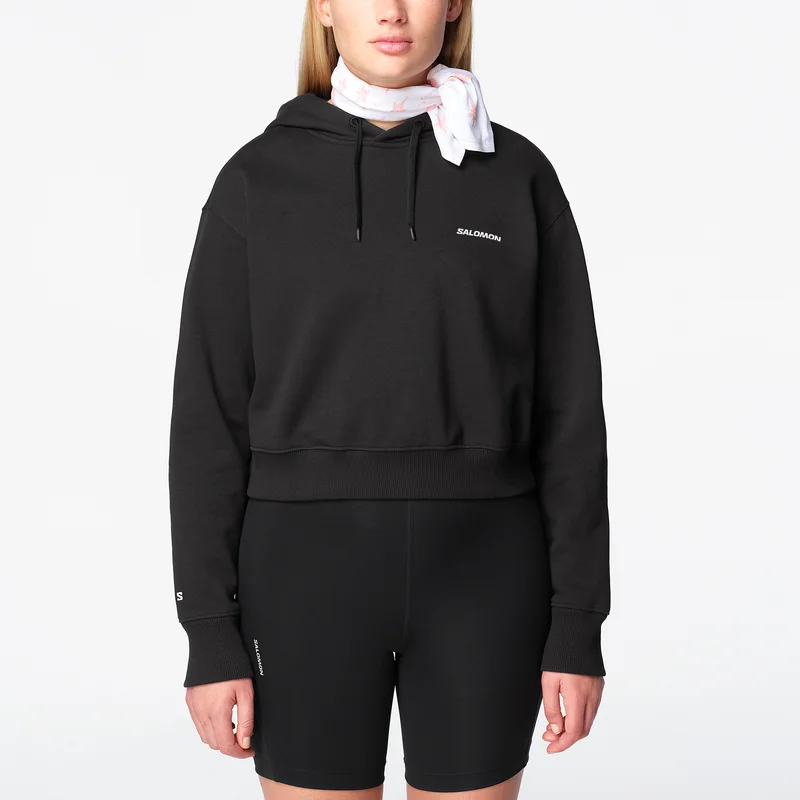Salomon - Välikerrokset Vaatteet Salomon Logo Short Hd W - Deep Black