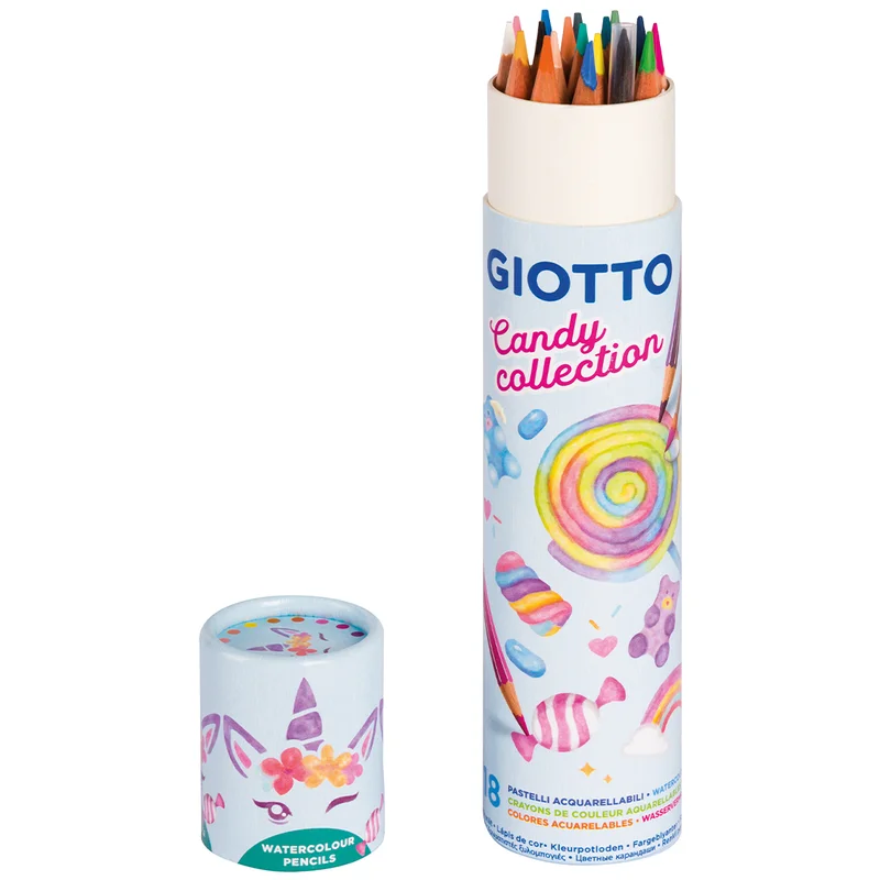 Giotto Candy Collection Stilnovo Akvarellblyanter 18 sett